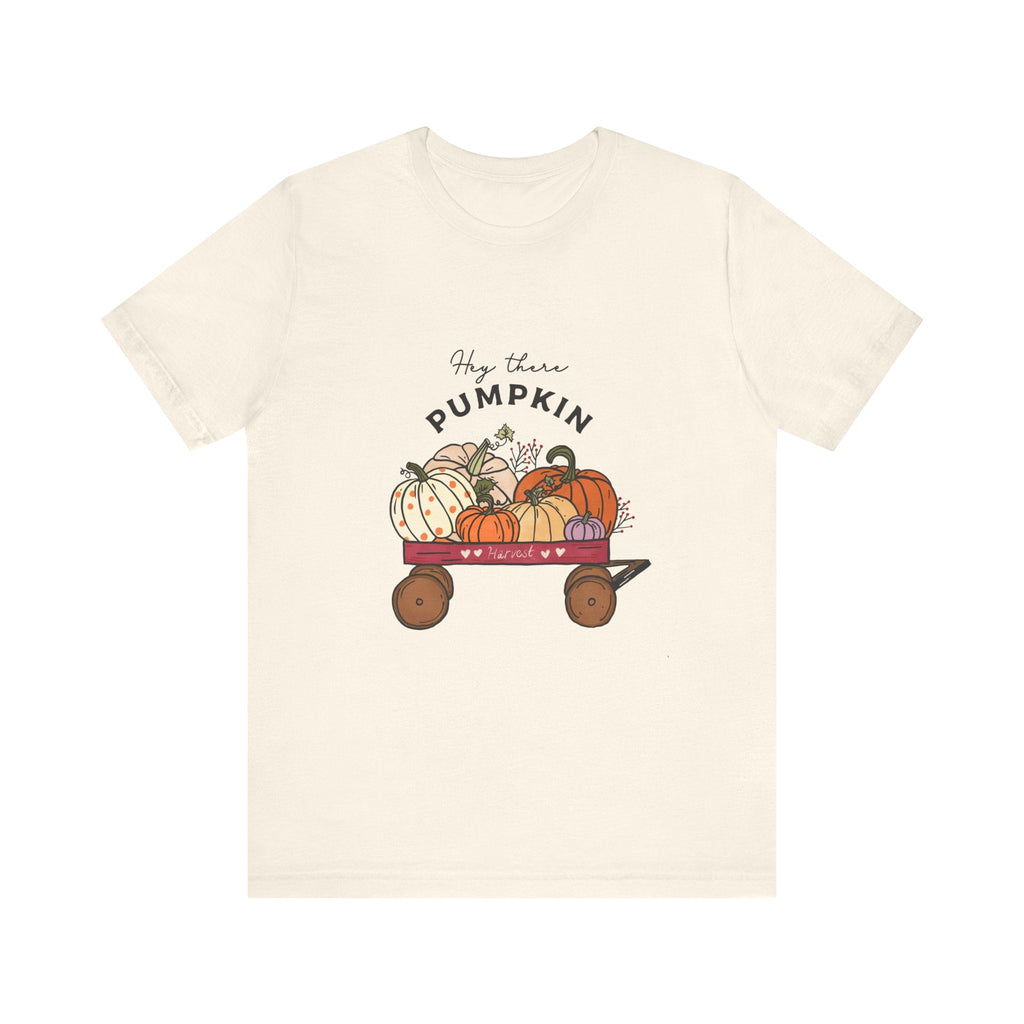 Autumn Halloween Pumpkin T-Shirt,Hey There Pumpkin Unisex by PopCultureByDesign36