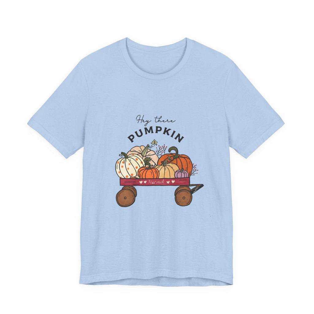 Autumn Halloween Pumpkin T-Shirt,Hey There Pumpkin Unisex by PopCultureByDesign36