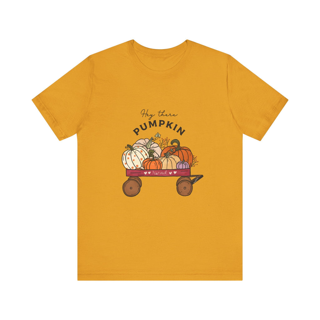Autumn Halloween Pumpkin T-Shirt,Hey There Pumpkin Unisex by PopCultureByDesign36