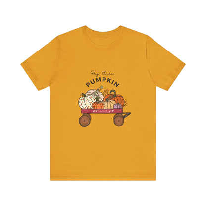 Autumn Halloween Pumpkin T-Shirt,Hey There Pumpkin Unisex - Popbydesign