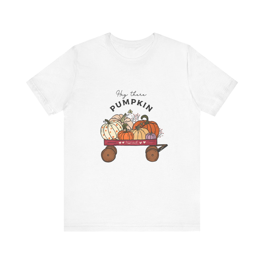 Autumn Halloween Pumpkin T-Shirt,Hey There Pumpkin Unisex by PopCultureByDesign36