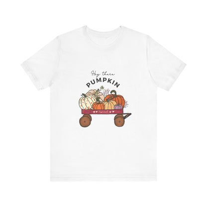 Autumn Halloween Pumpkin T-Shirt,Hey There Pumpkin Unisex - Popbydesign