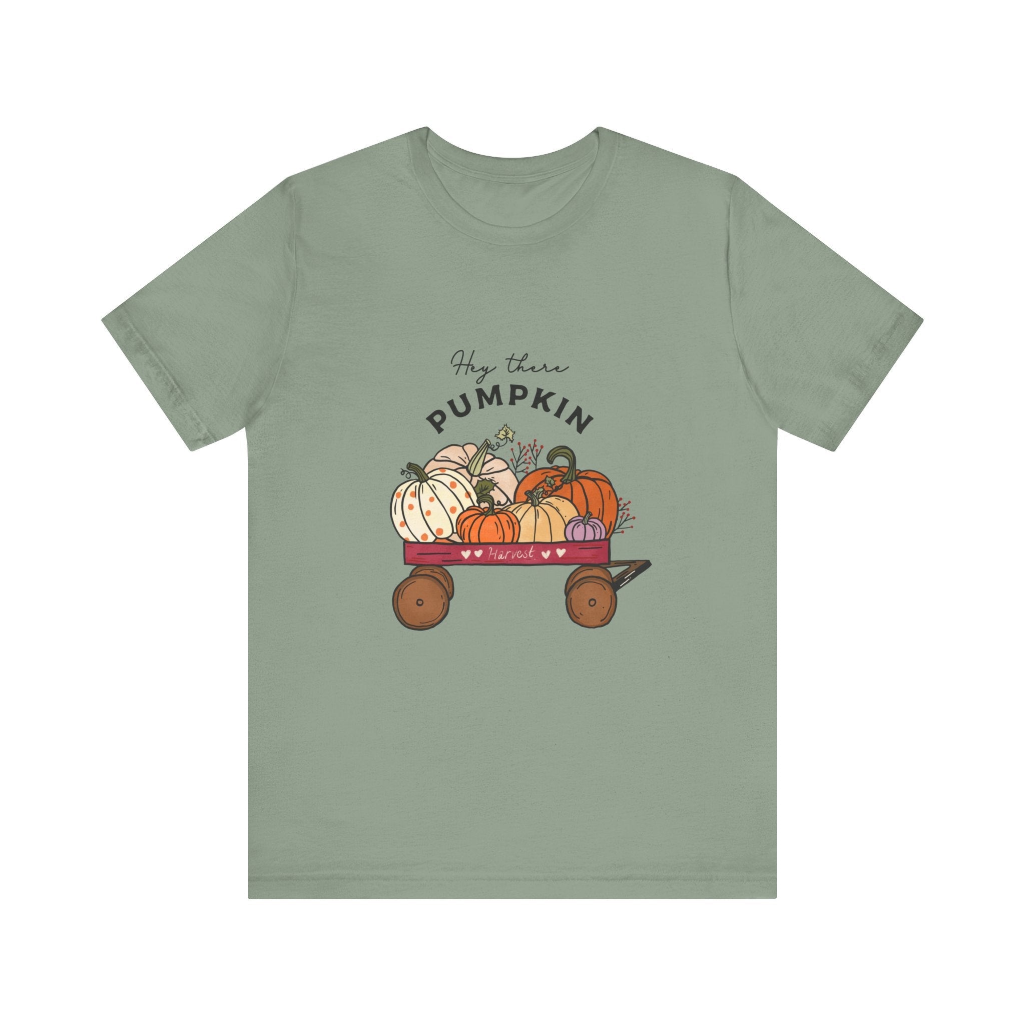 Autumn Halloween Pumpkin T-Shirt,Hey There Pumpkin Unisex by PopCultureByDesign36
