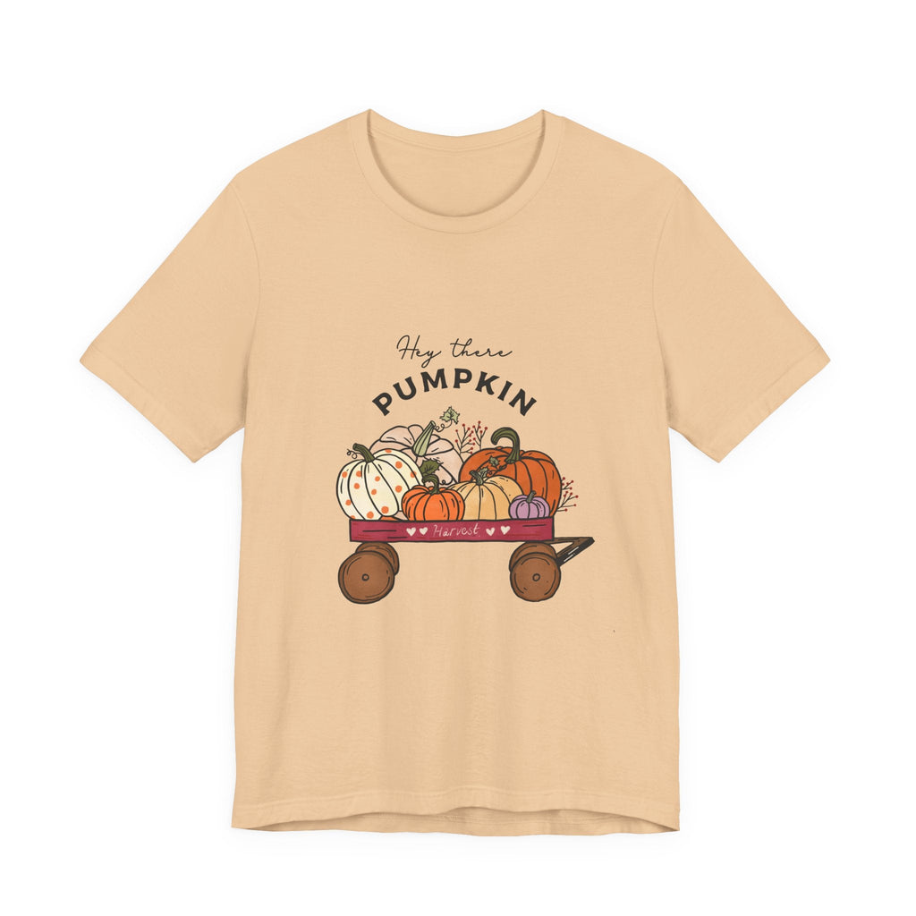 Autumn Halloween Pumpkin T-Shirt,Hey There Pumpkin Unisex by PopCultureByDesign36