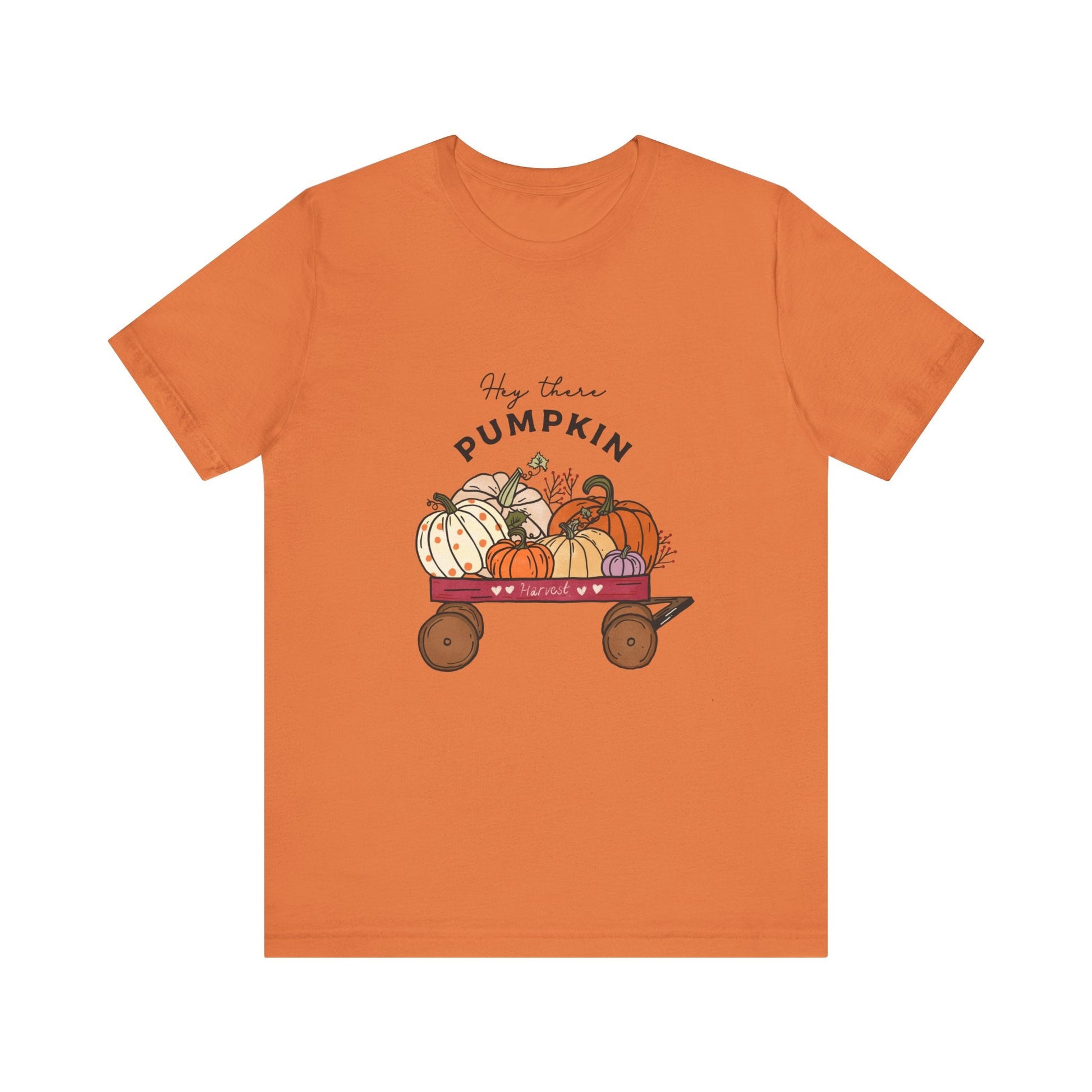 Autumn Halloween Pumpkin T-Shirt,Hey There Pumpkin Unisex - Popbydesign