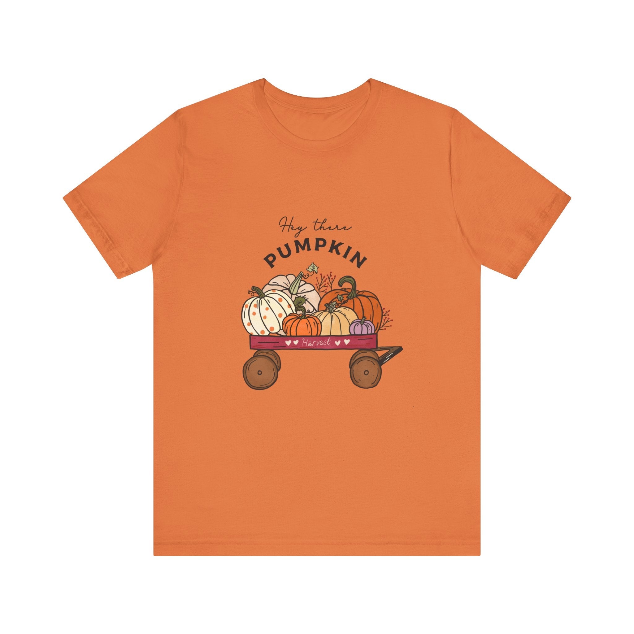Autumn Halloween Pumpkin T-Shirt,Hey There Pumpkin Unisex by PopCultureByDesign36