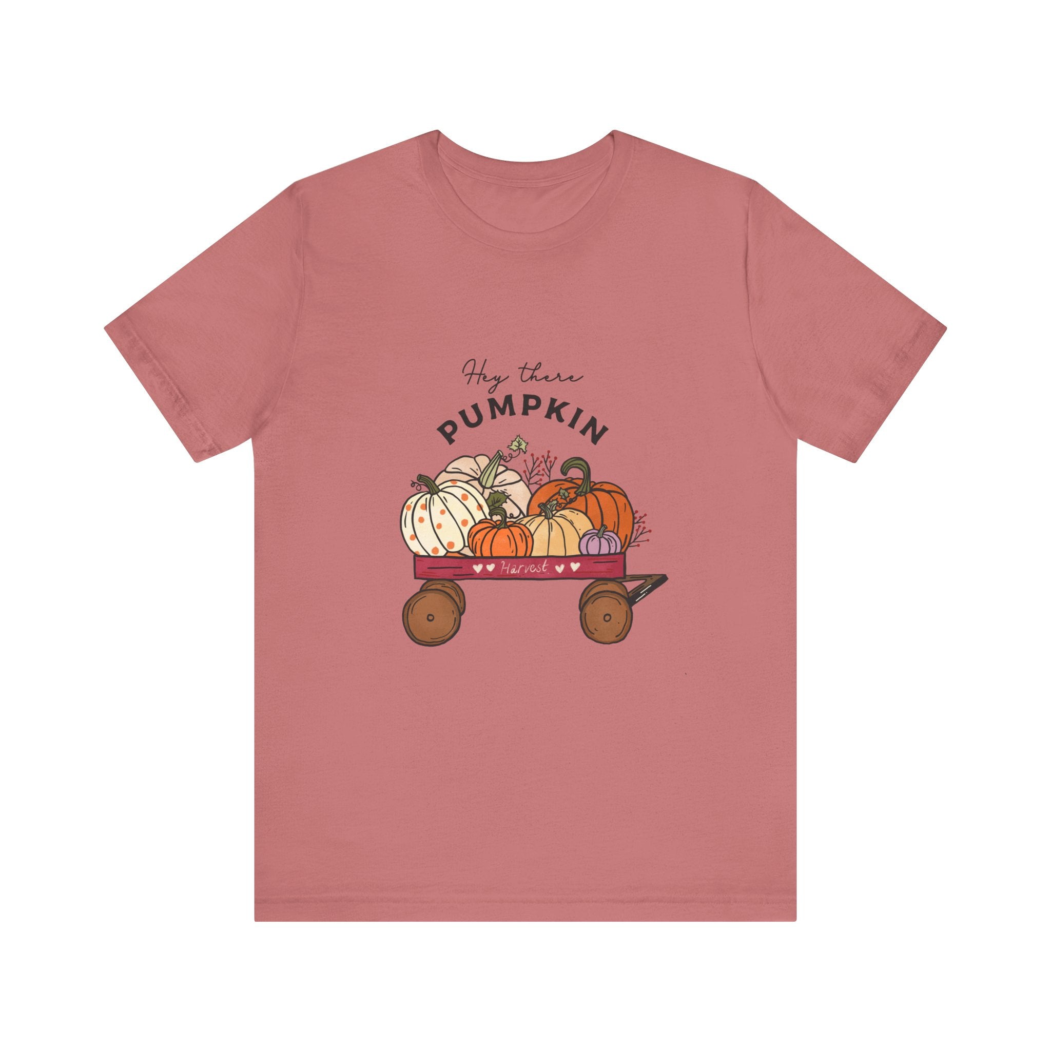 Autumn Halloween Pumpkin T-Shirt,Hey There Pumpkin Unisex by PopCultureByDesign36