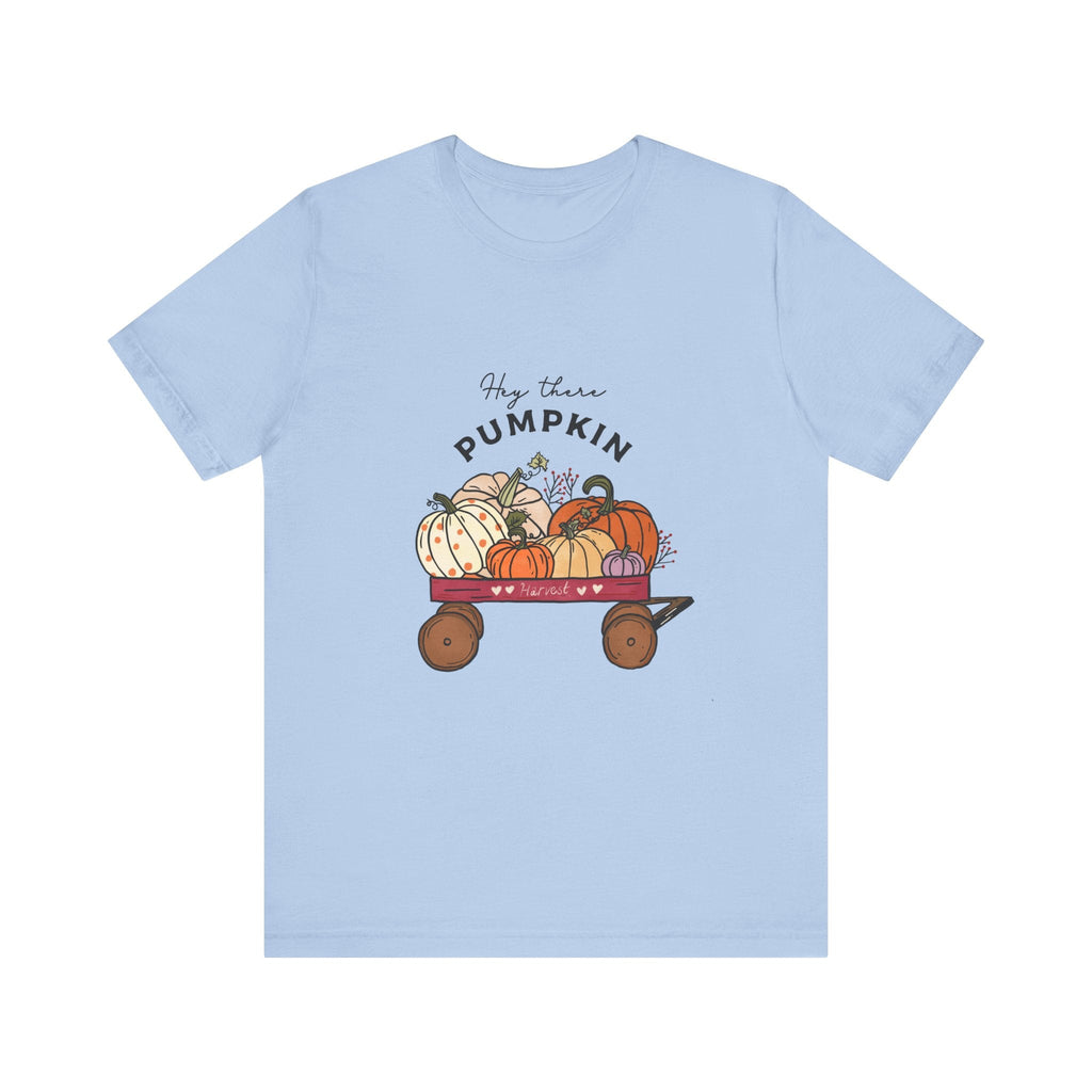 Autumn Halloween Pumpkin T-Shirt,Hey There Pumpkin Unisex by PopCultureByDesign36