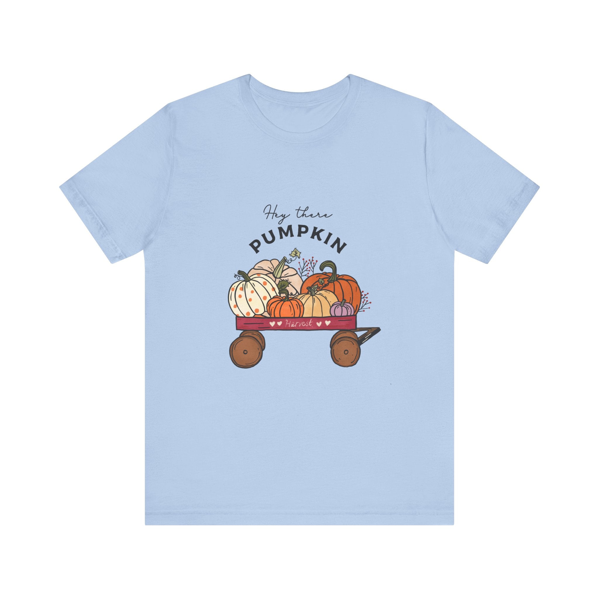 Autumn Halloween Pumpkin T-Shirt,Hey There Pumpkin Unisex by PopCultureByDesign36