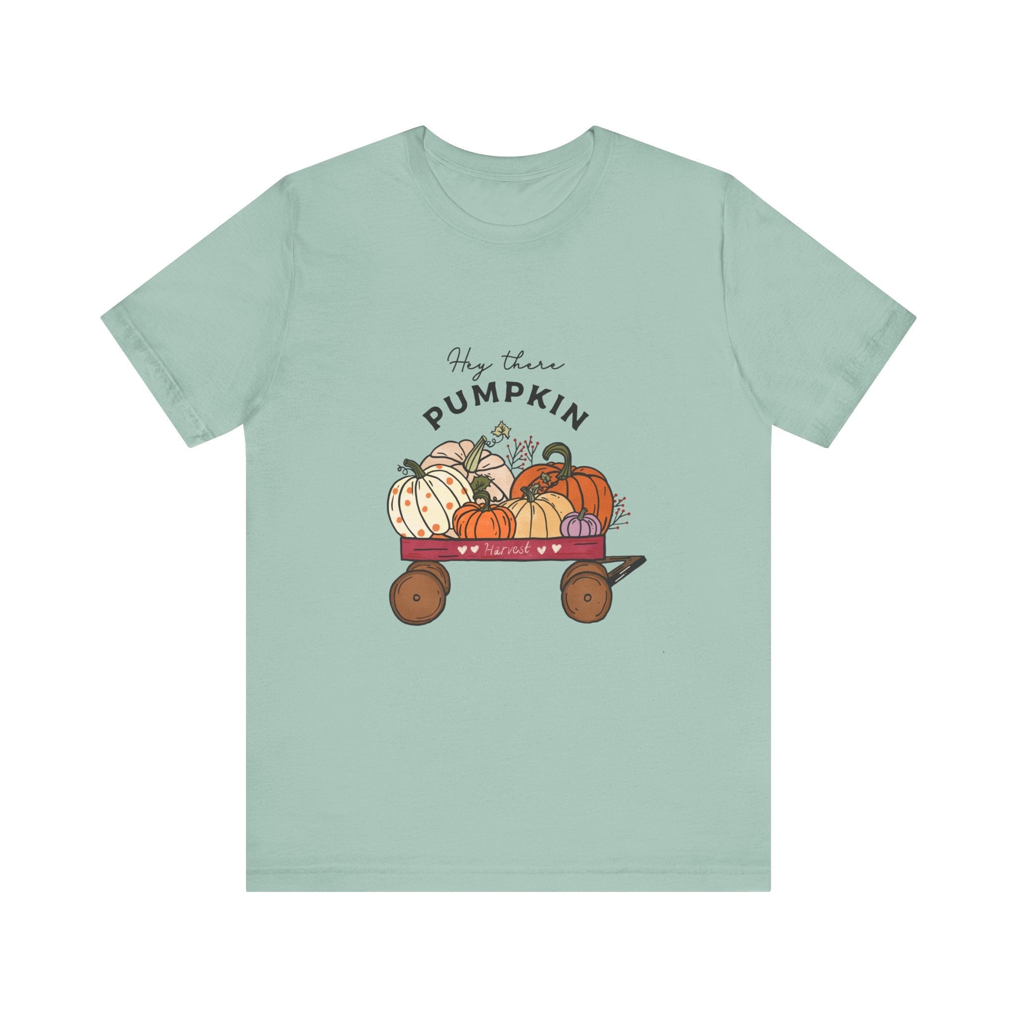Autumn Halloween Pumpkin T-Shirt,Hey There Pumpkin Unisex by PopCultureByDesign36