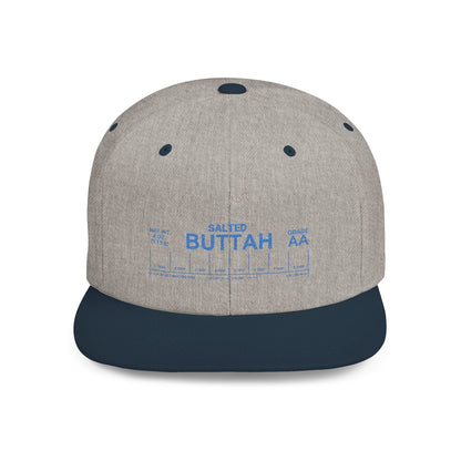 Baker 'Salted Buttah' Flat Bill Snapback Hat - Popbydesign