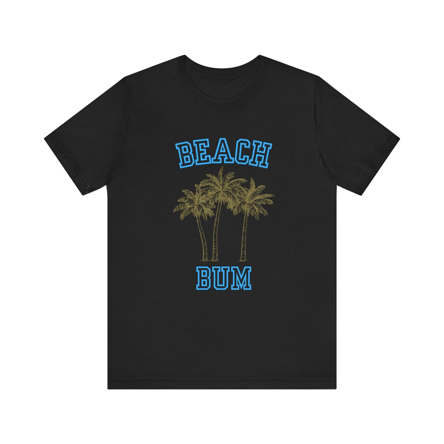 Beach Bum Palm Tree Shirt, Tropical Island Vacation Clothing - Popbydesign