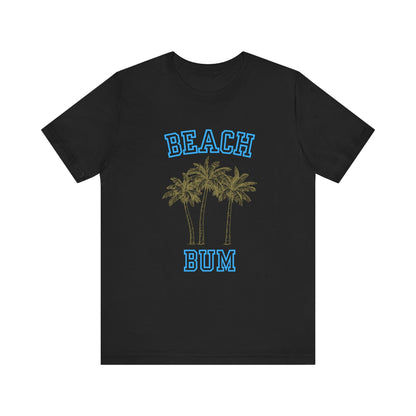 Beach Bum Palm Tree Shirt, Tropical Island Vacation Clothing - Popbydesign