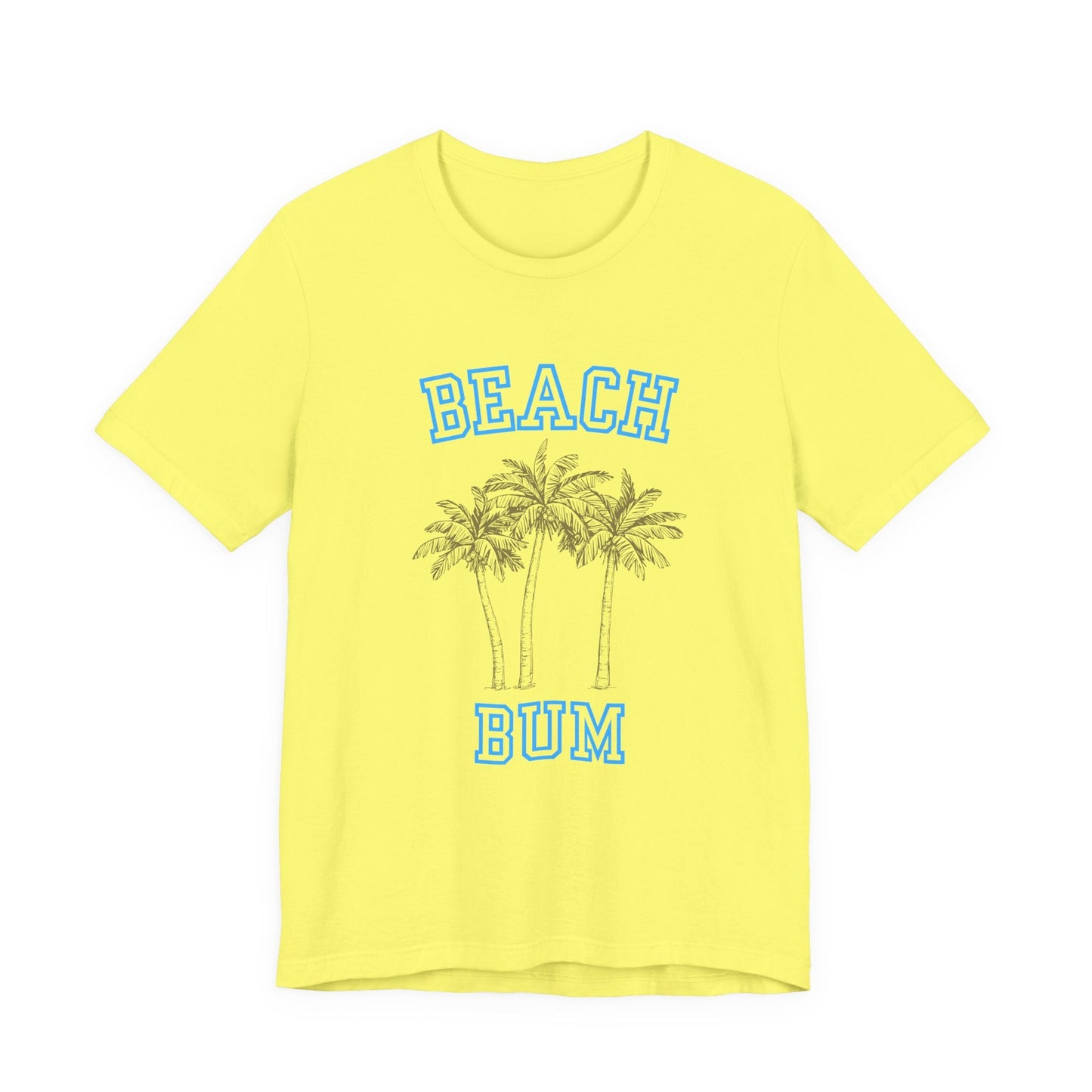 Beach Bum Palm Tree Shirt, Tropical Island Vacation Clothing - Popbydesign