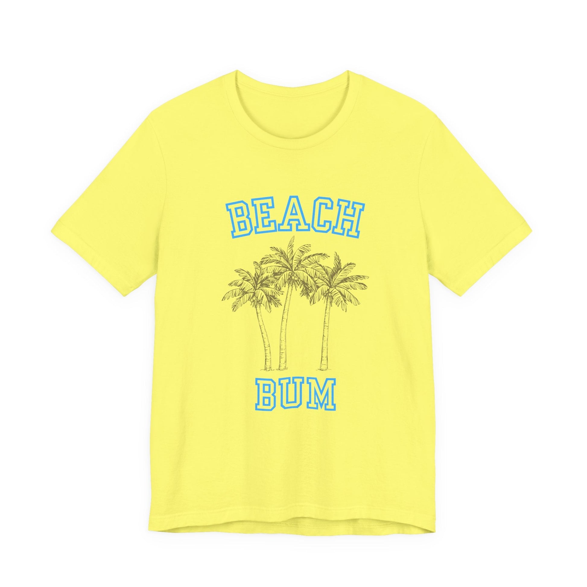 Beach Bum Palm Tree Shirt, Tropical Island Vacation Clothing - Popbydesign