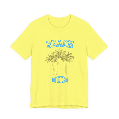 Beach Bum Palm Tree Shirt, Tropical Island Vacation Clothing - Popbydesign