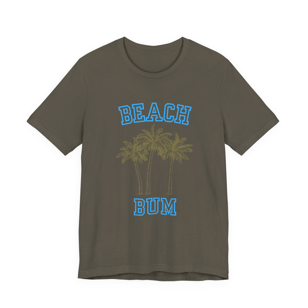 Beach Bum Palm Tree Shirt, Tropical Island Vacation Clothing by PopCultureByDesign36