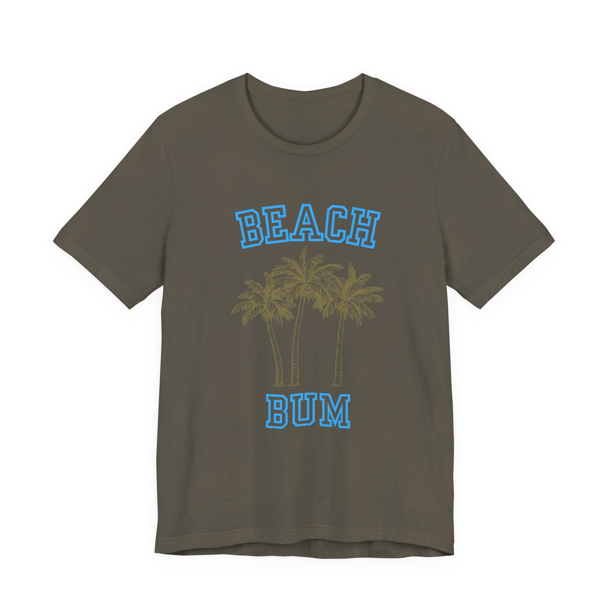 Beach Bum Palm Tree Shirt, Tropical Island Vacation Clothing by PopCultureByDesign36