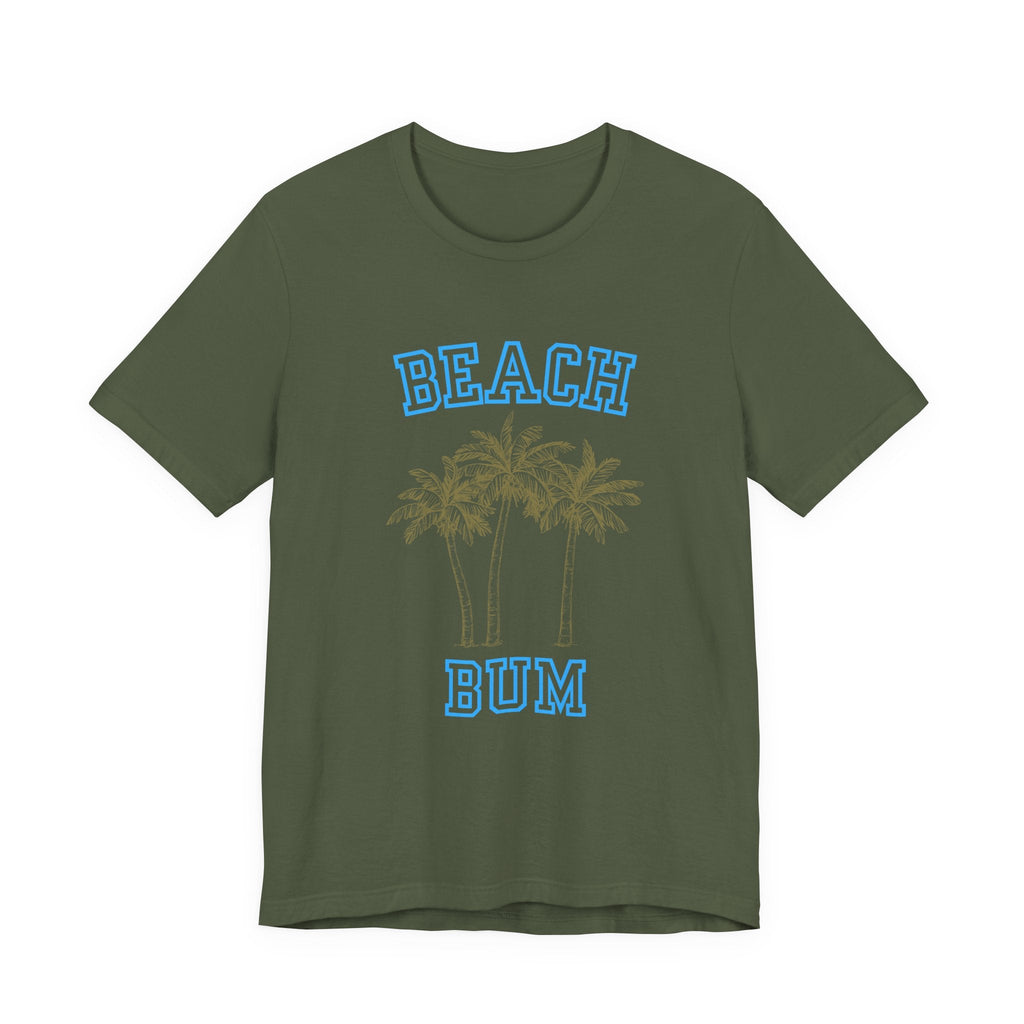 Beach Bum Palm Tree Shirt, Tropical Island Vacation Clothing by PopCultureByDesign36