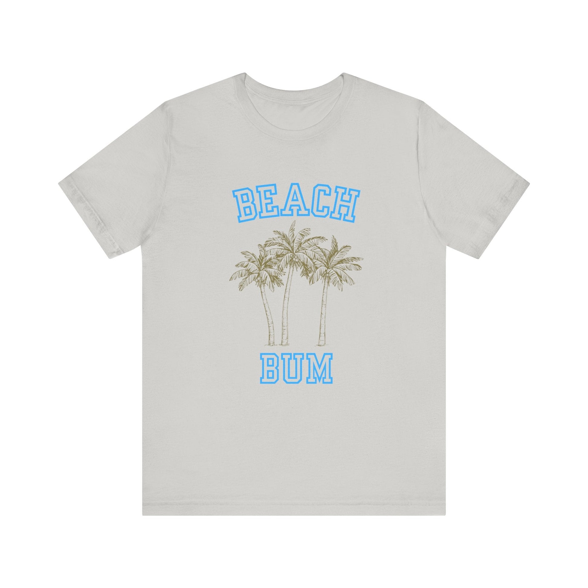 Beach Bum Palm Tree Shirt, Tropical Island Vacation Clothing - Popbydesign