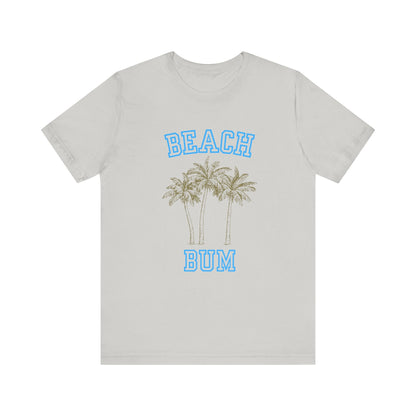 Beach Bum Palm Tree Shirt, Tropical Island Vacation Clothing - Popbydesign