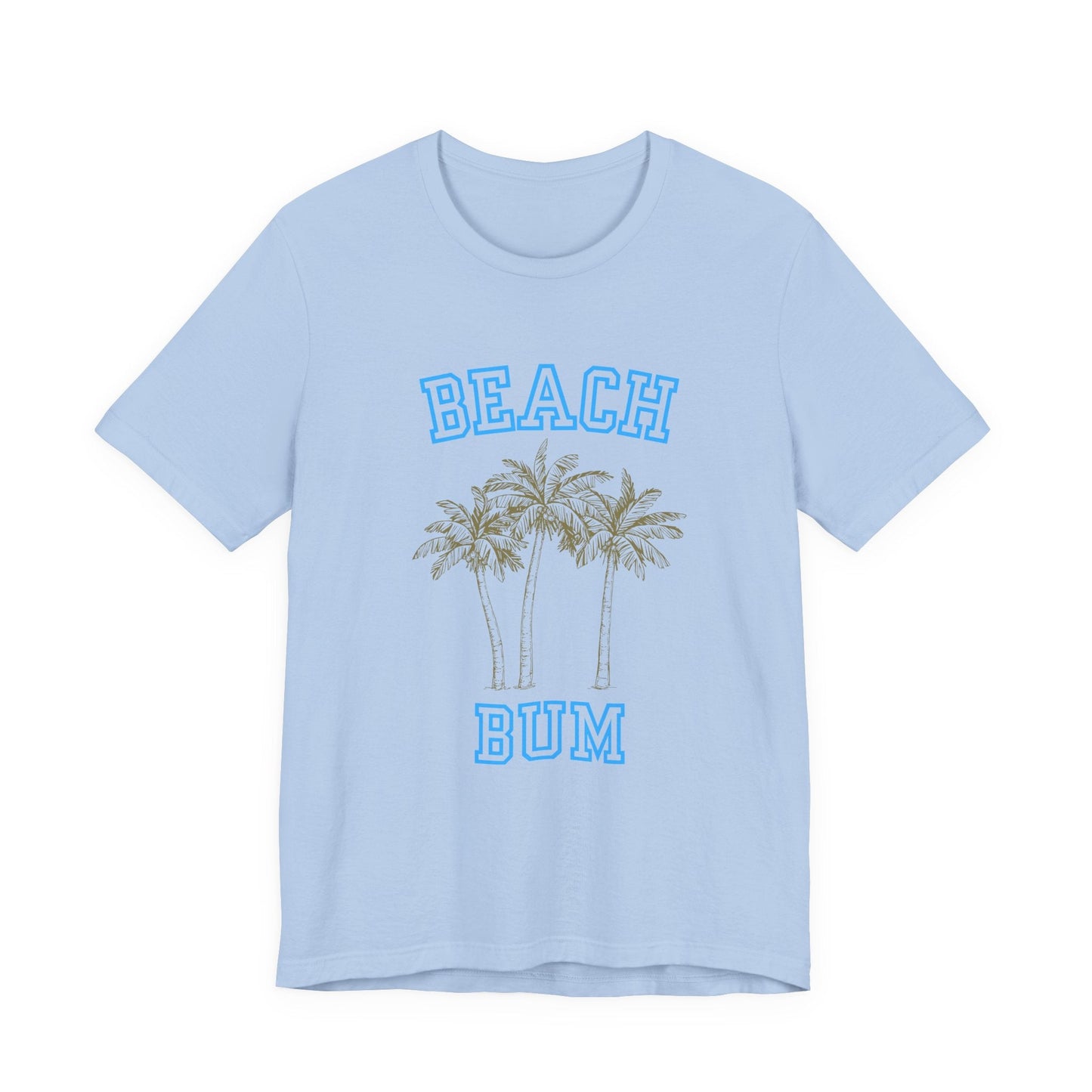 Beach Bum Palm Tree Shirt, Tropical Island Vacation Clothing - Popbydesign