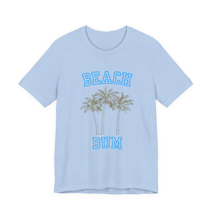 Beach Bum Palm Tree Shirt, Tropical Island Vacation Clothing - Popbydesign
