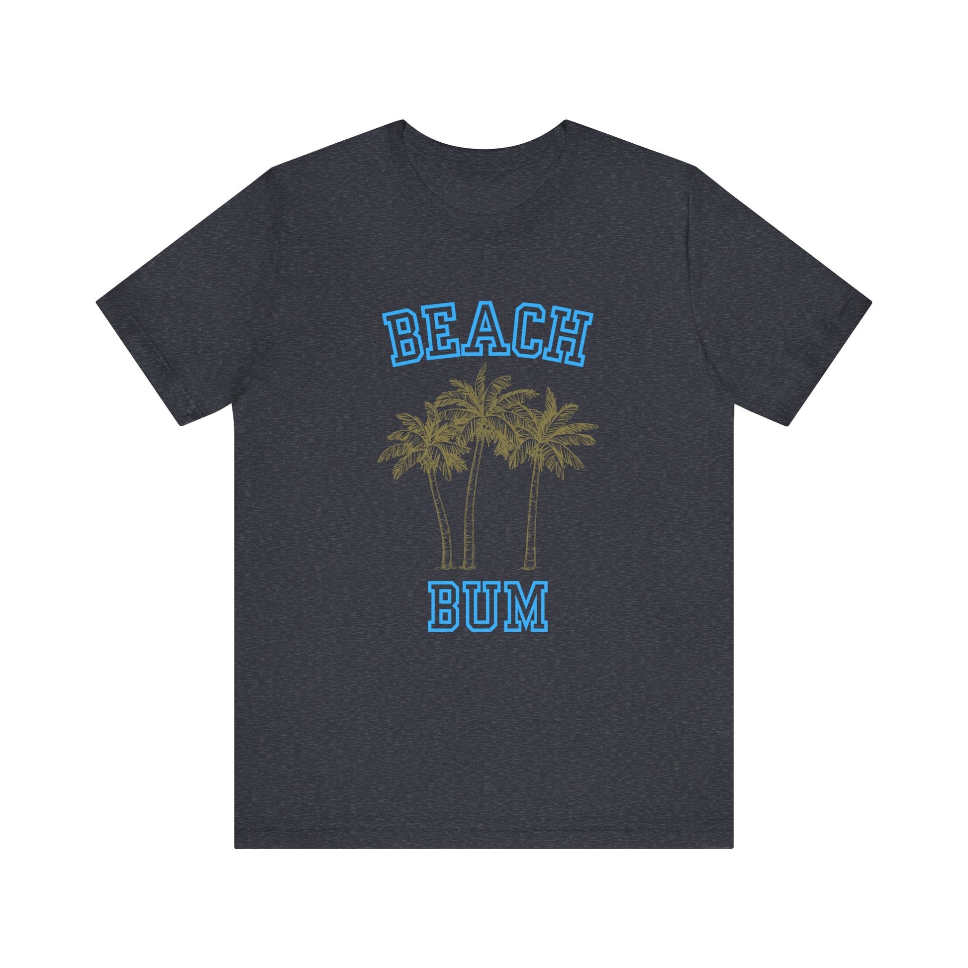 Beach Bum Palm Tree Shirt, Tropical Island Vacation Clothing - Popbydesign