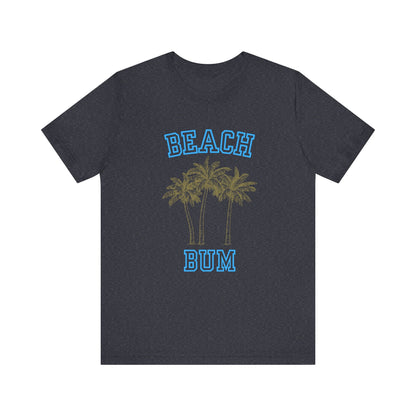 Beach Bum Palm Tree Shirt, Tropical Island Vacation Clothing - Popbydesign