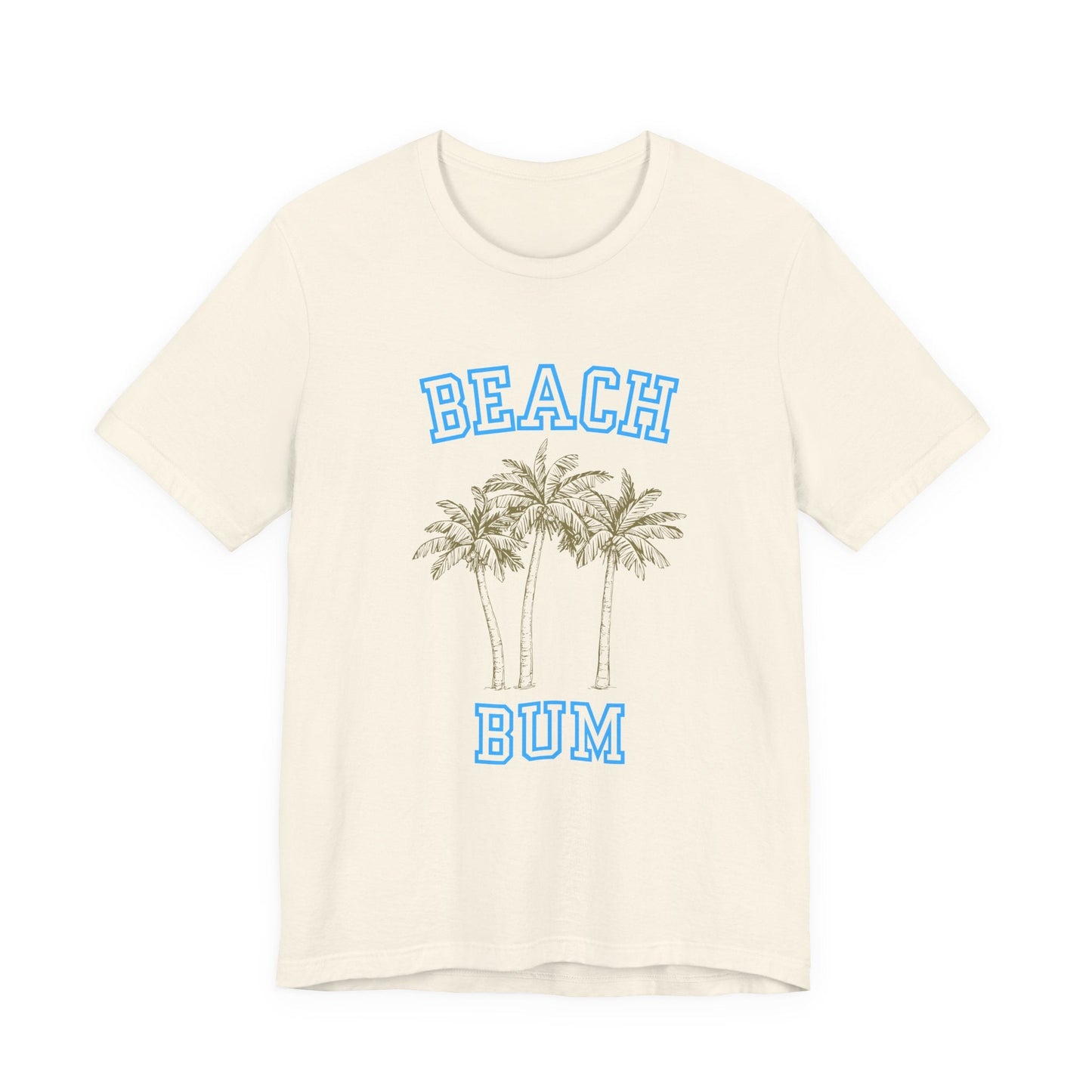 Beach Bum Palm Tree Shirt, Tropical Island Vacation Clothing - Popbydesign