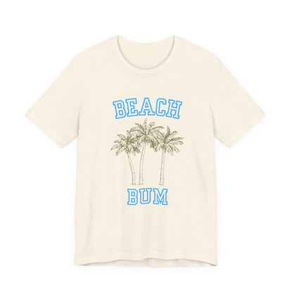 Beach Bum Palm Tree Shirt, Tropical Island Vacation Clothing - Popbydesign