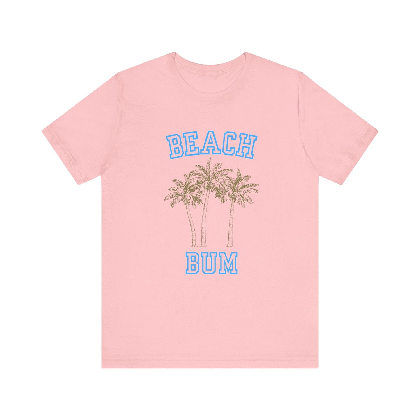 Beach Bum Palm Tree Shirt, Tropical Island Vacation Clothing - Popbydesign
