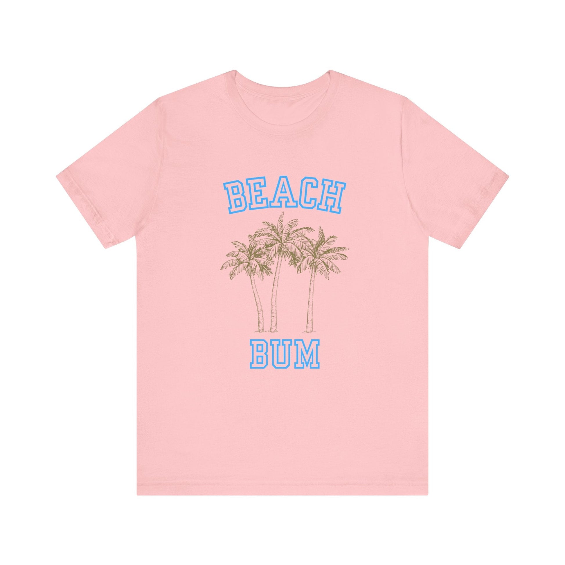 Beach Bum Palm Tree Shirt, Tropical Island Vacation Clothing - Popbydesign