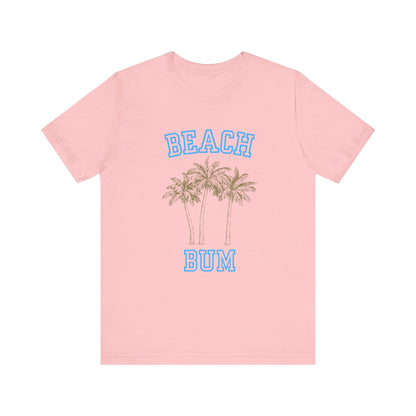 Beach Bum Palm Tree Shirt, Tropical Island Vacation Clothing - Popbydesign