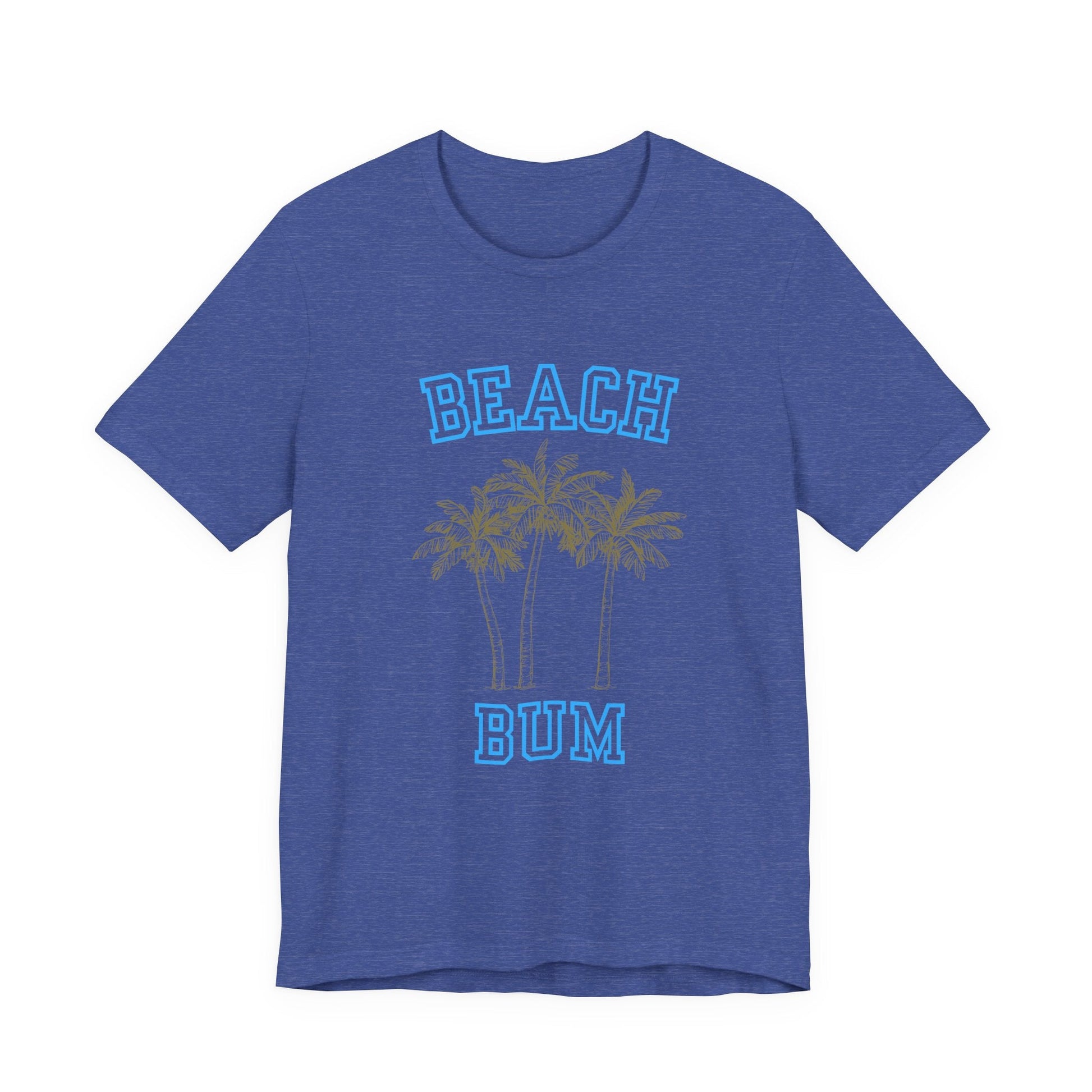 Beach Bum Palm Tree Shirt, Tropical Island Vacation Clothing - Popbydesign