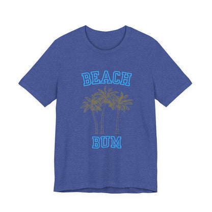 Beach Bum Palm Tree Shirt, Tropical Island Vacation Clothing - Popbydesign