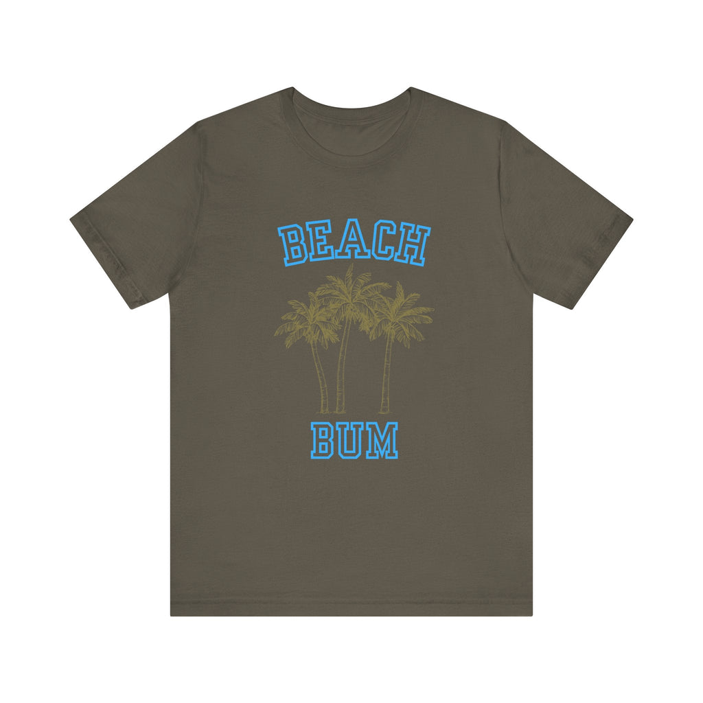 Beach Bum Palm Tree Shirt, Tropical Island Vacation Clothing by PopCultureByDesign36