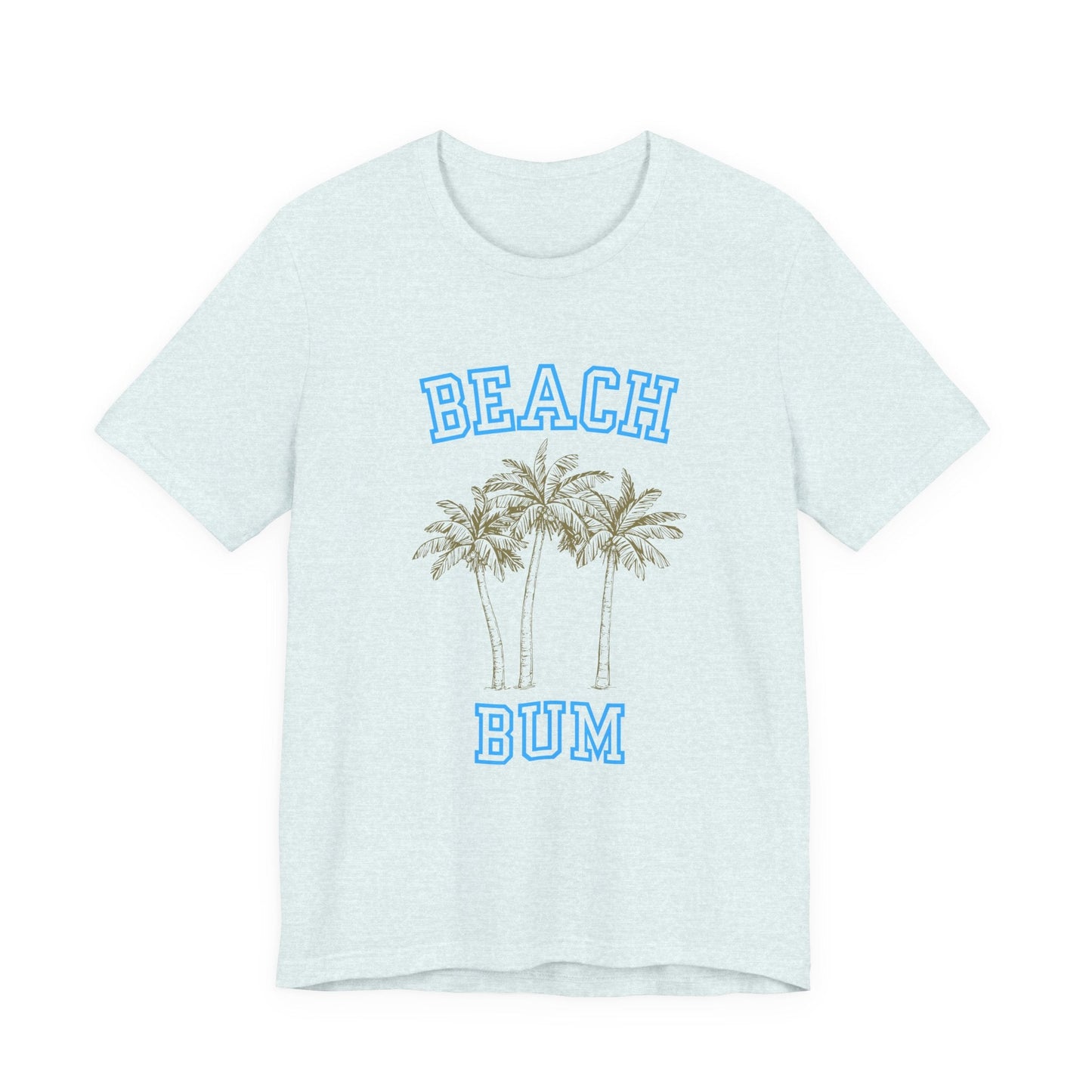 Beach Bum Palm Tree Shirt, Tropical Island Vacation Clothing - Popbydesign