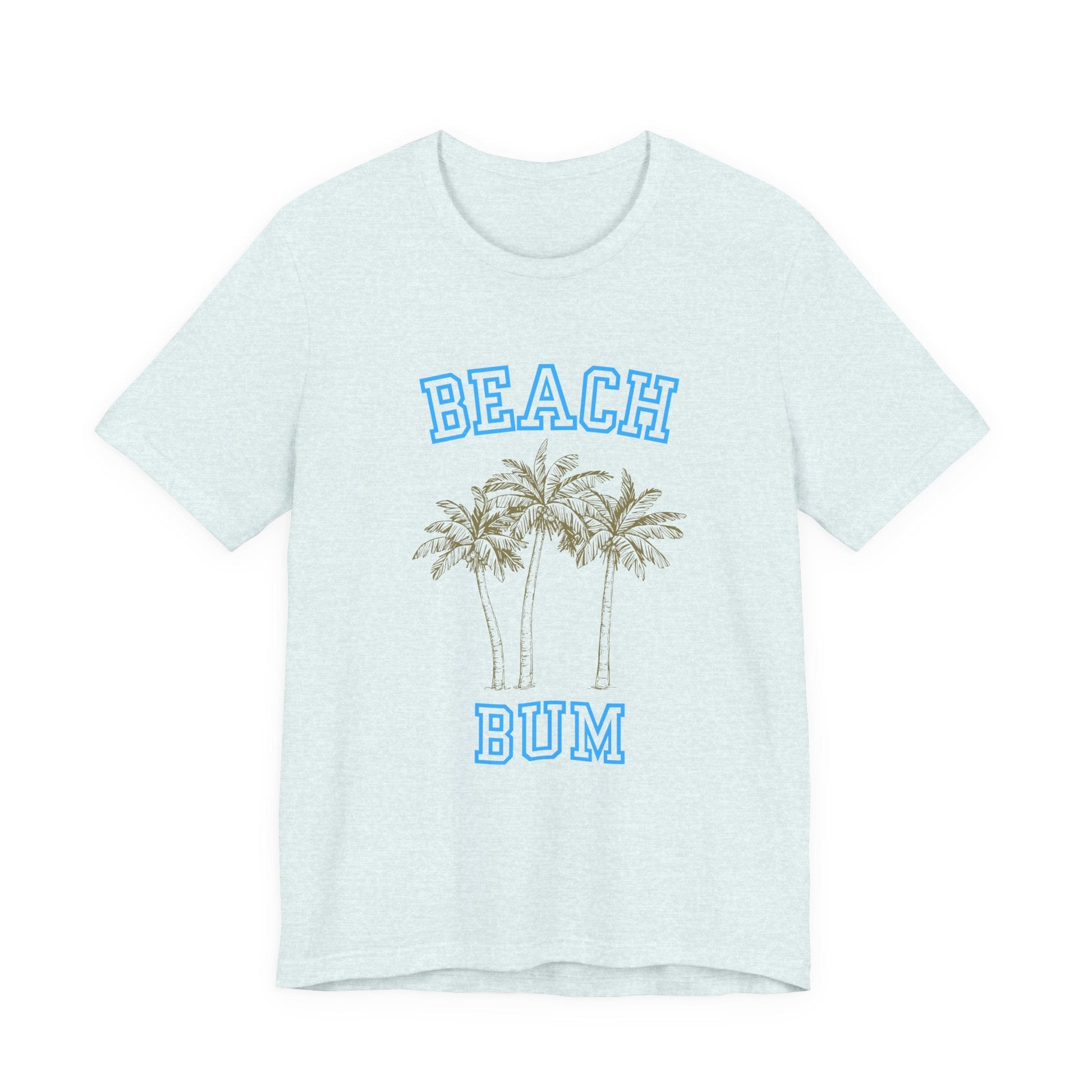 Beach Bum Palm Tree Shirt, Tropical Island Vacation Clothing - Popbydesign