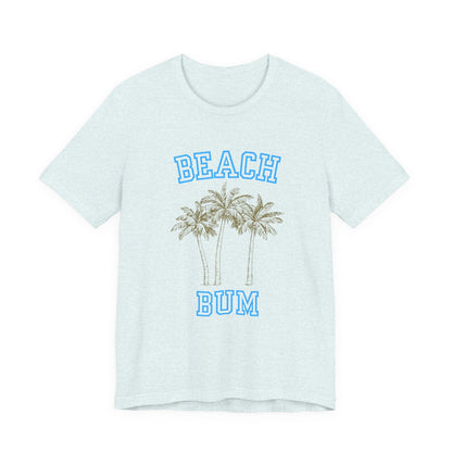 Beach Bum Palm Tree Shirt, Tropical Island Vacation Clothing - Popbydesign