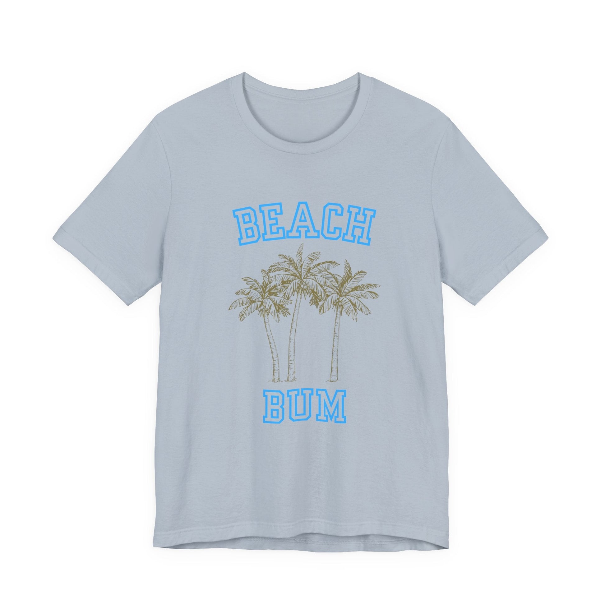 Beach Bum Palm Tree Shirt, Tropical Island Vacation Clothing - Popbydesign