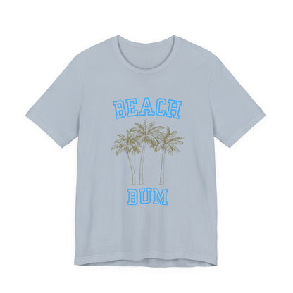 Beach Bum Palm Tree Shirt, Tropical Island Vacation Clothing - Popbydesign