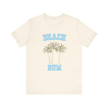 Beach Bum Palm Tree Shirt, Tropical Island Vacation Clothing - Popbydesign