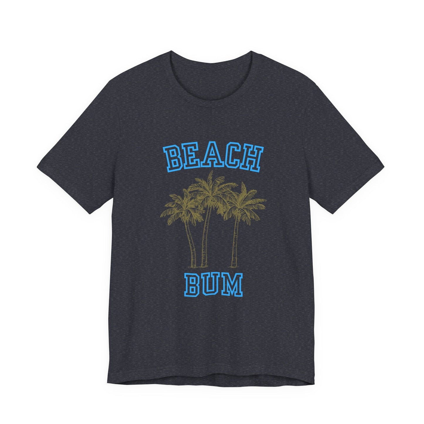 Beach Bum Palm Tree Shirt, Tropical Island Vacation Clothing - Popbydesign