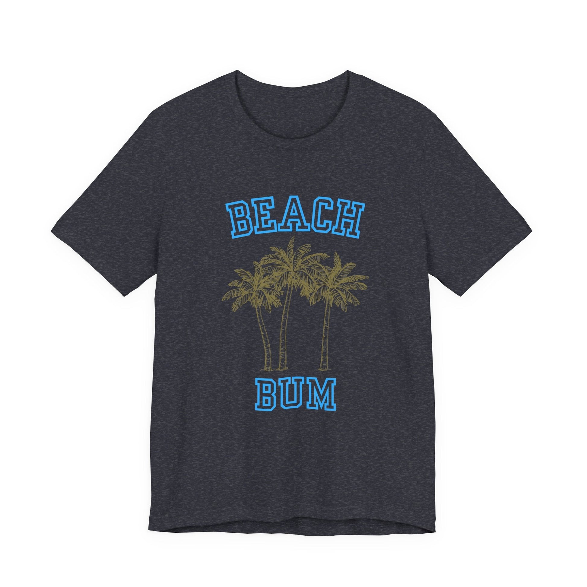 Beach Bum Palm Tree Shirt, Tropical Island Vacation Clothing - Popbydesign