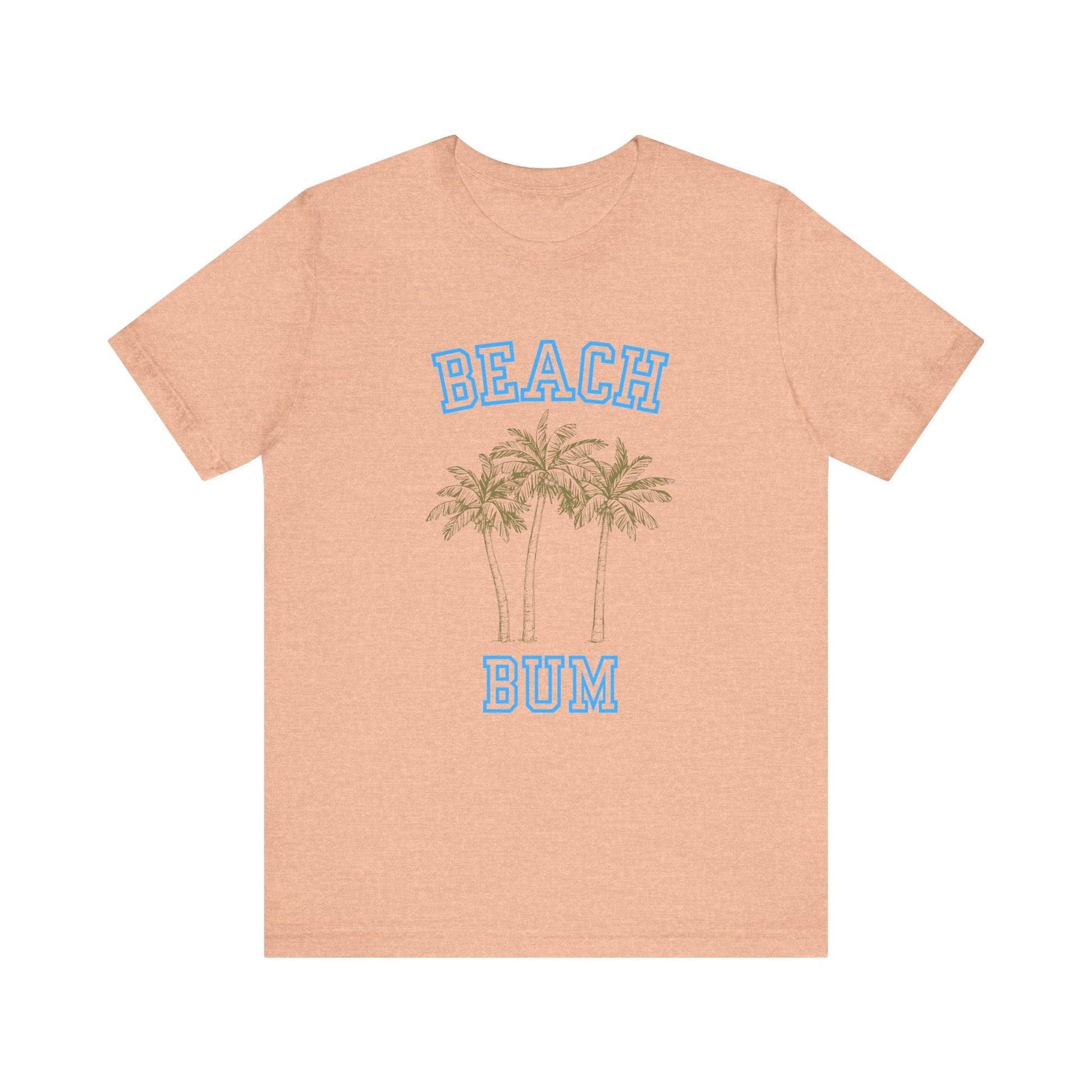 Beach Bum Palm Tree Shirt, Tropical Island Vacation Clothing - Popbydesign