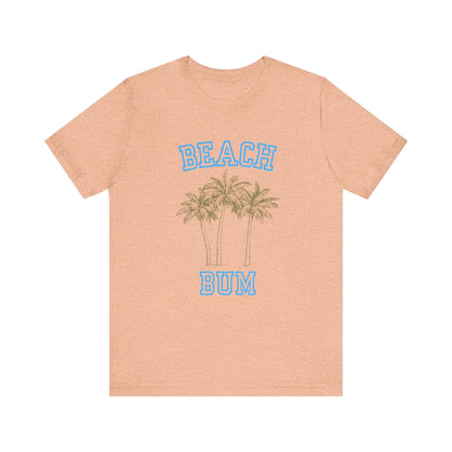 Beach Bum Palm Tree Shirt, Tropical Island Vacation Clothing - Popbydesign