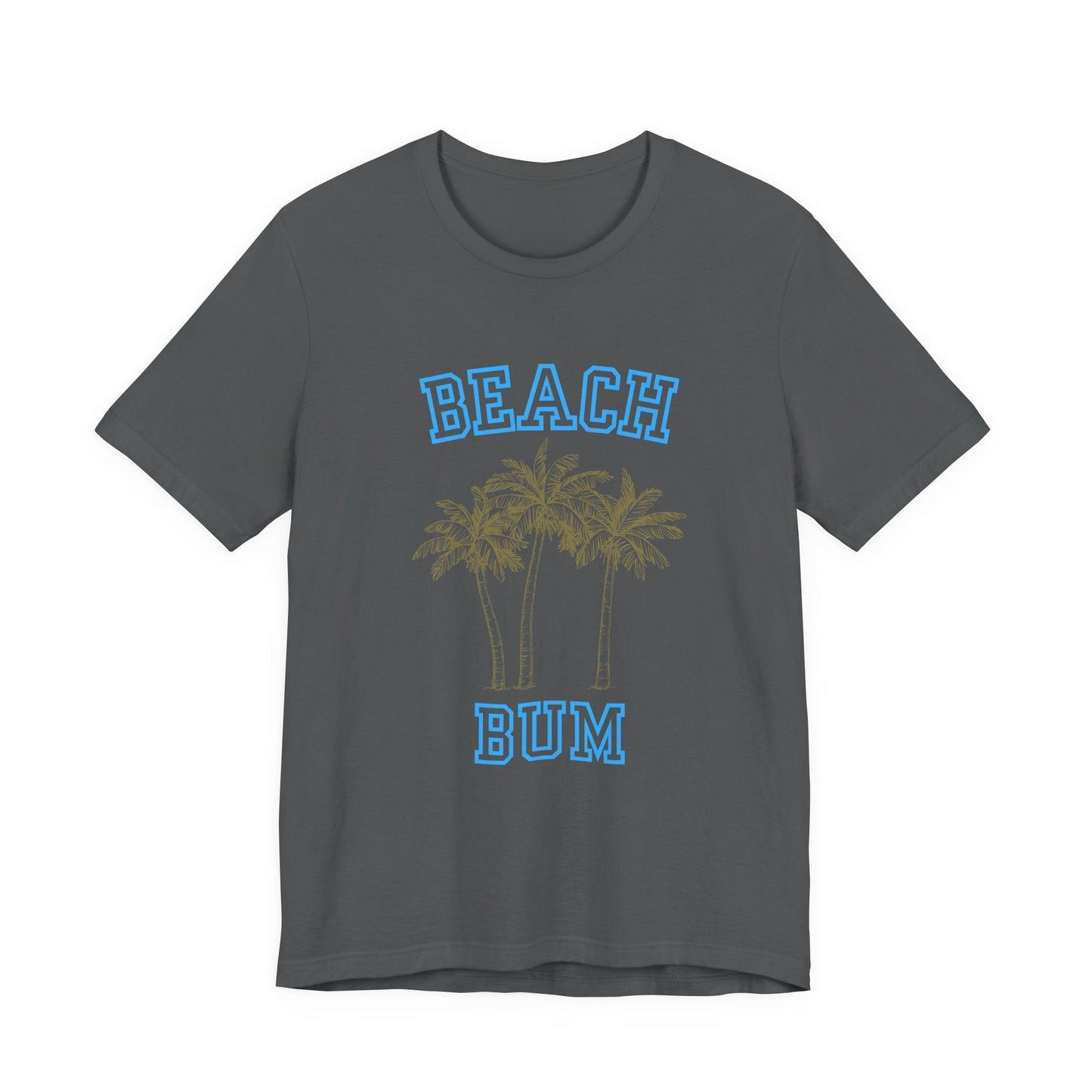Beach Bum Palm Tree Shirt, Tropical Island Vacation Clothing - Popbydesign