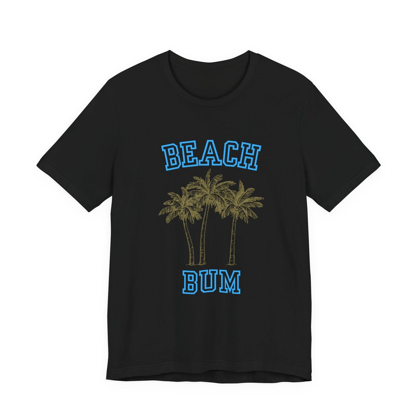 Beach Bum Palm Tree Shirt, Tropical Island Vacation Clothing - Popbydesign