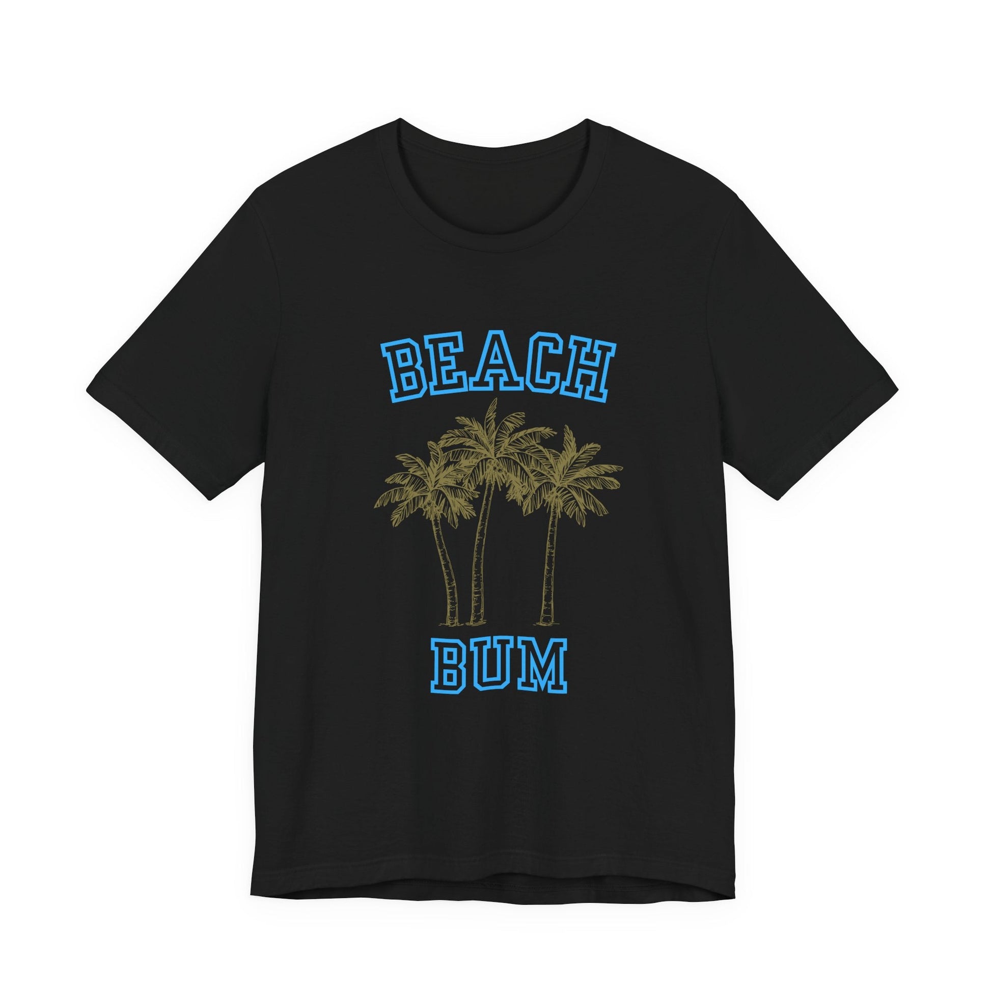 Beach Bum Palm Tree Shirt, Tropical Island Vacation Clothing - Popbydesign